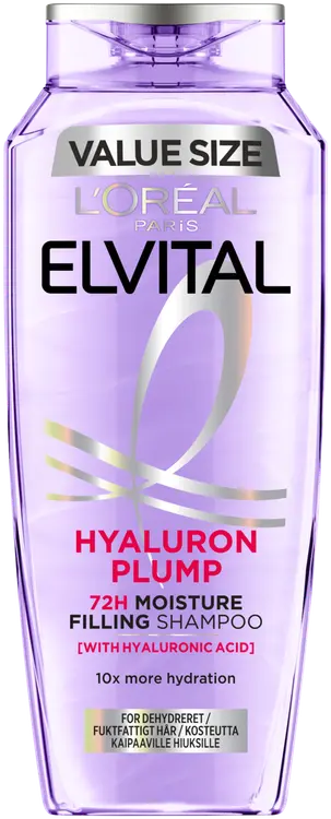 L'Oréal Paris Elvital Hyaluron Plump shampoo kosteutta kaipaaville hiuksille 400ml
