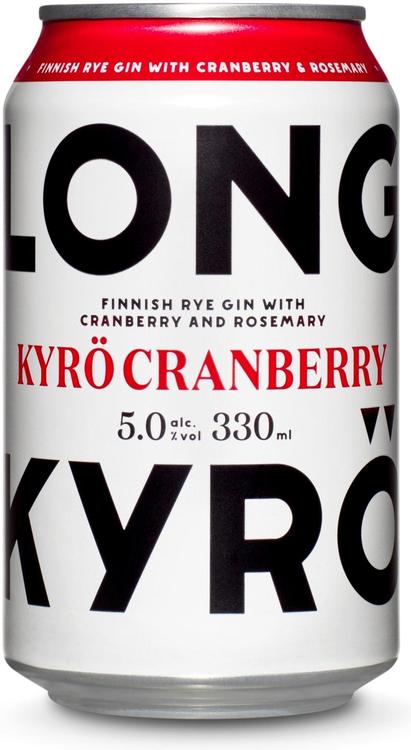 Kyrö Cranberry 5,0% 0,33L long drink tölkki