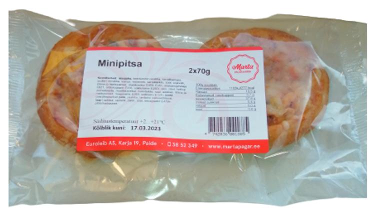 Minipitsa 2 x 70 g