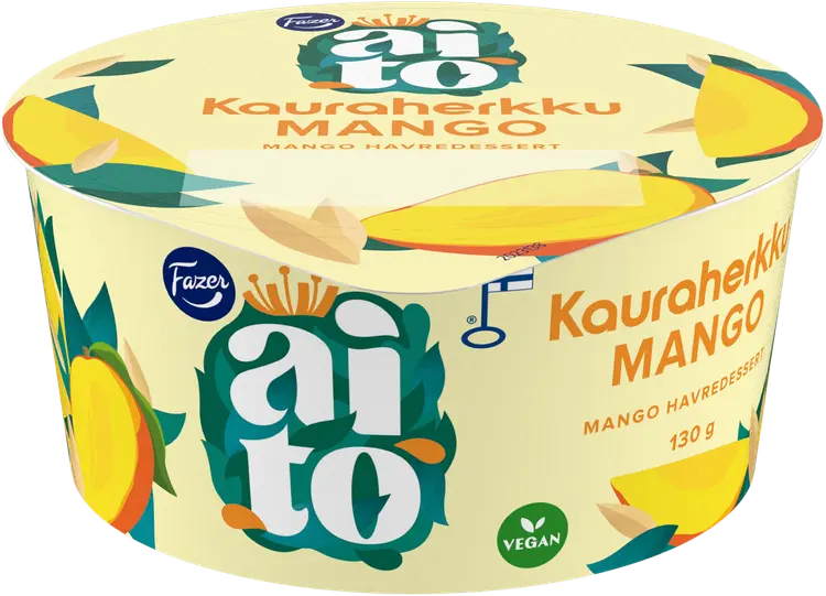 Fazer Aito Kauraherkku Mango fermentoitu kauravälipala 130 g