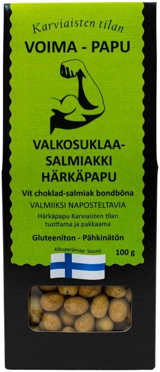 Voima-Papu Valkosuklaa-Salmiakki härkäpapu