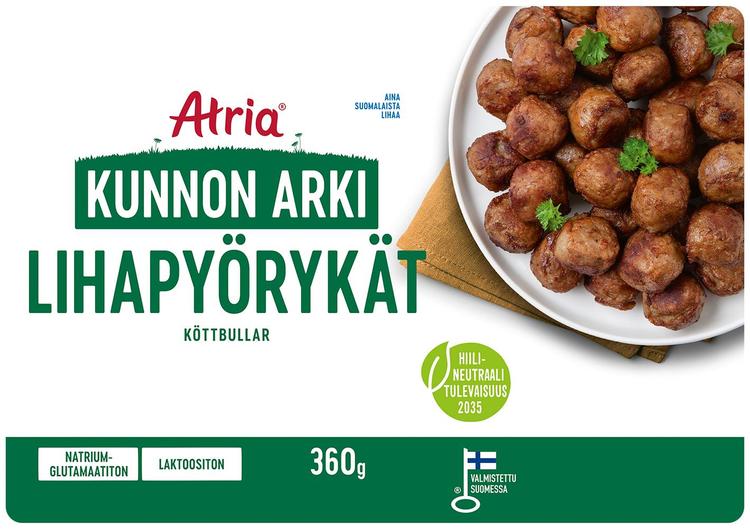 Atria Kunnon Arki Lihapyörykät 360g