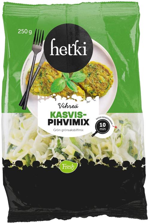 Hetki Kokkaus Kasvispihvimix 250g vihreä