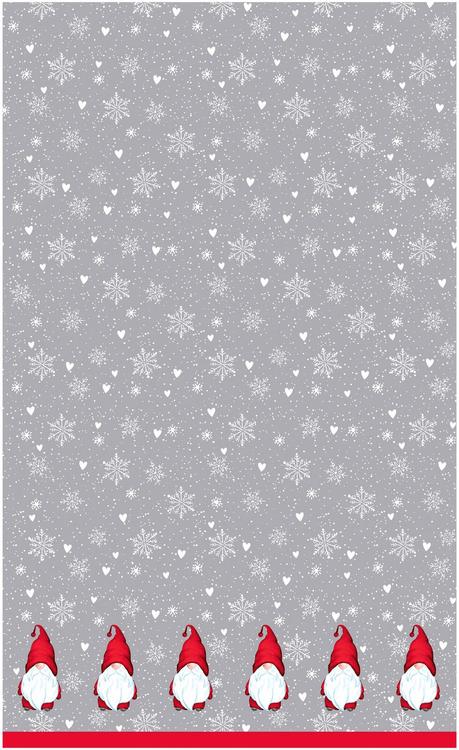 DUNI Dunicel®-pöytäliina 138 x 220 cm Winter Flakes 5 x 1kpl