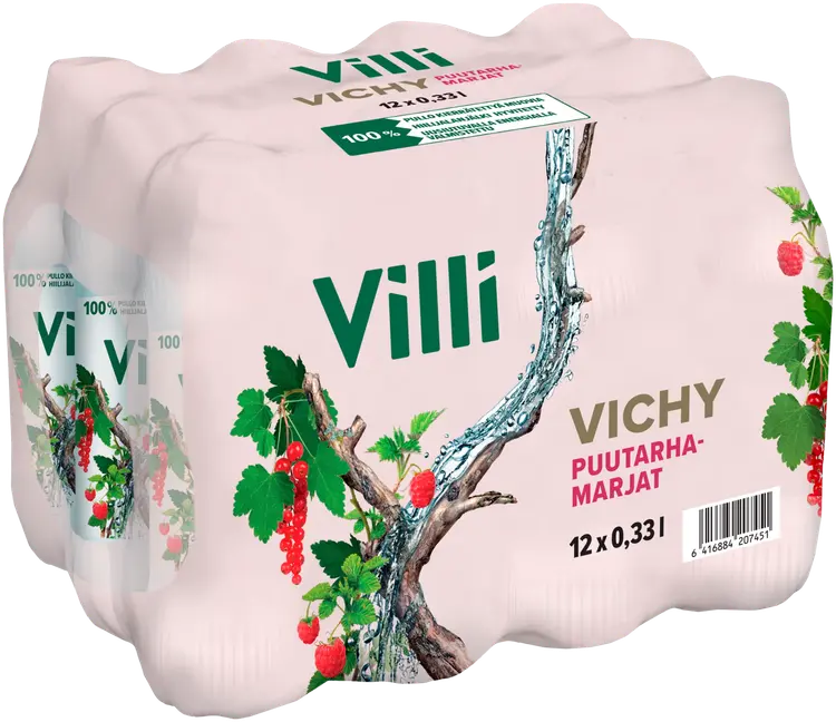 12 x Villi Vichy Puutarhamarjat 0,33 l