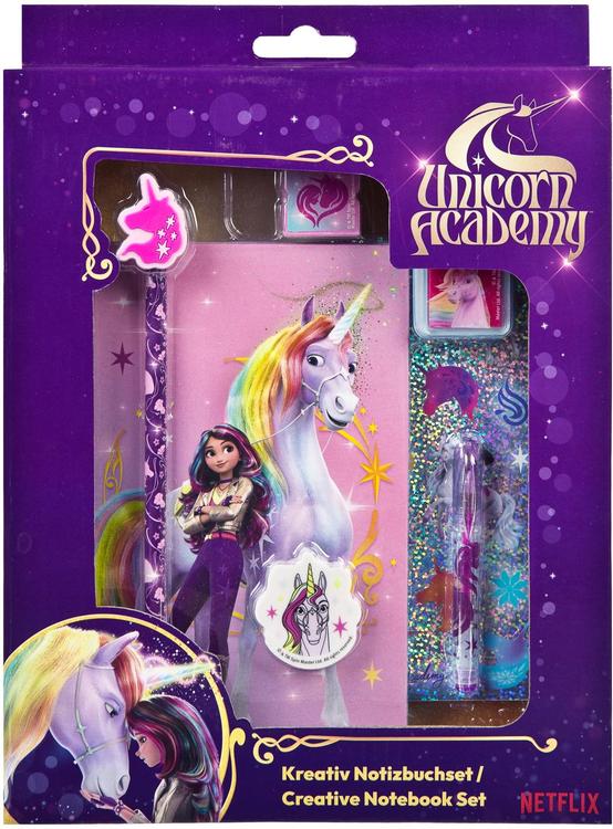 Unicorn Academy luova muistikirjasetti
