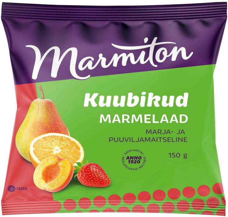 Marmiton marmelaadi kuubikud 150g