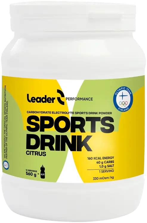 Leader Performance Sports Drink urheilujuomajauhe sitruksenmakuinen 560 g