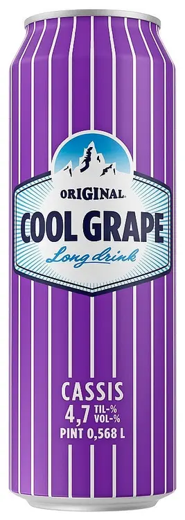 Hartwall Original Cool Grape Cassis 4,7% long drink 0,568 l tölkki
