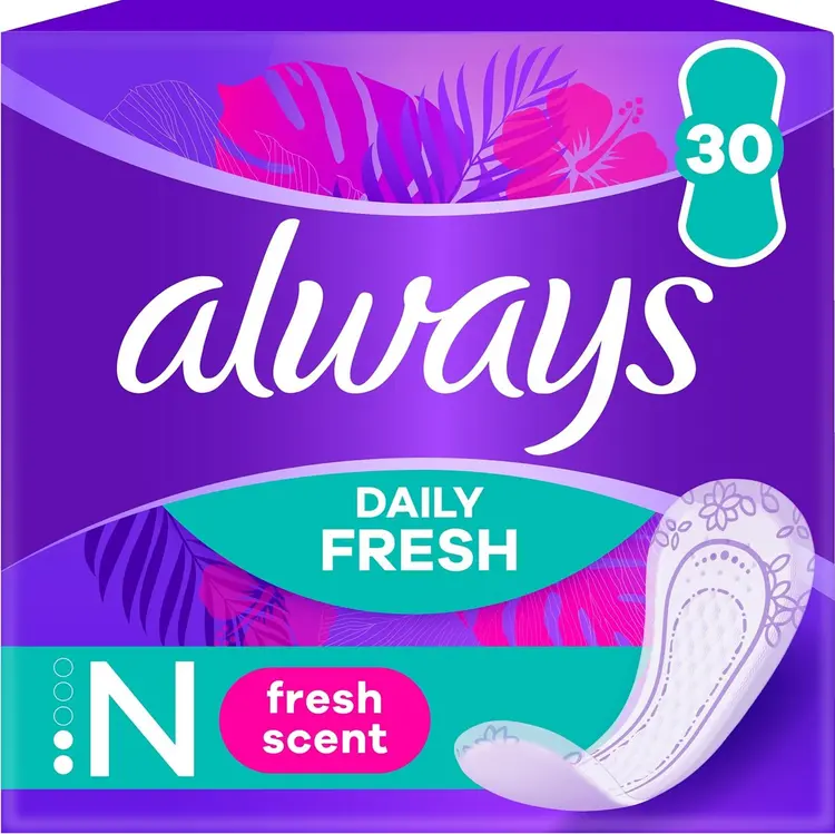 Always 30kpl Daily Fresh Normal Pikkuhousunsuoja
