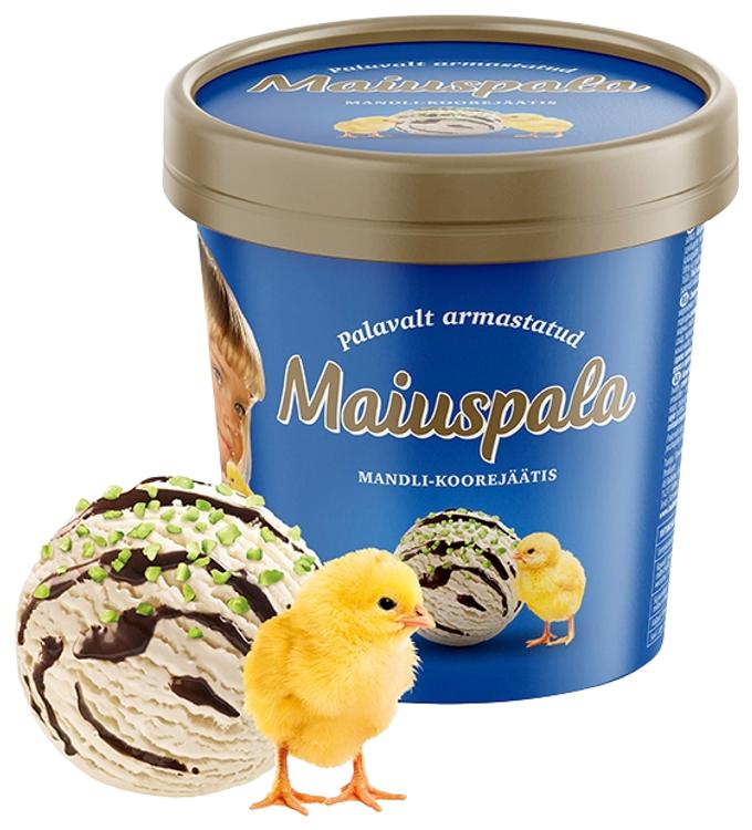 Maiuspala mandli-koorejäätis, 0,5l/270 g