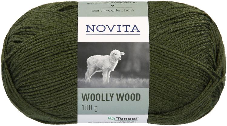 Novita Woolly Wood 100g 384 MÄNTY