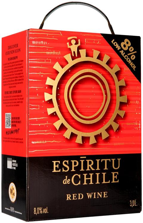 Espiritu de Chile Red punaviini BIB 8% 3L