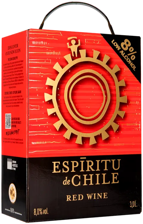 Espiritu de Chile Red 8,0 til-% 3L BIB