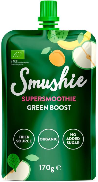 Smushie luomu omena-pinaattisose chia-siemenillä 170 g