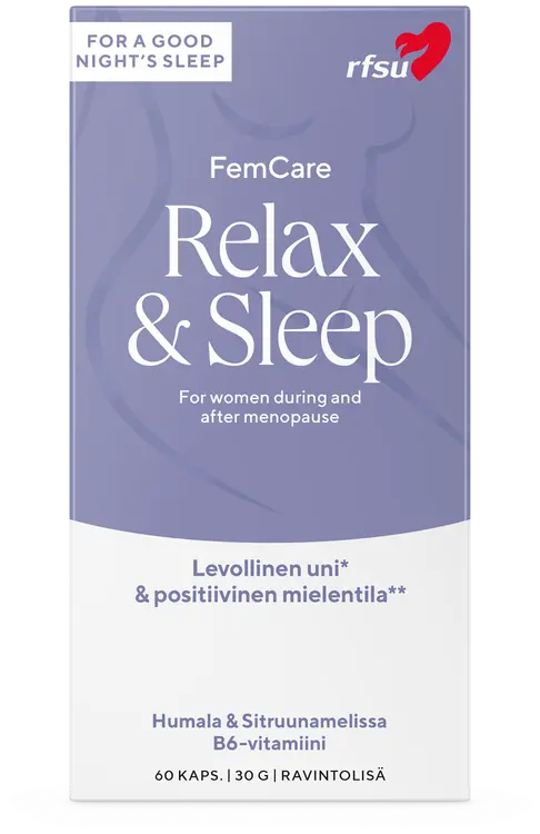RFSU Relax & Sleep 60 kpl Ravintolisä levolliseen uneen
