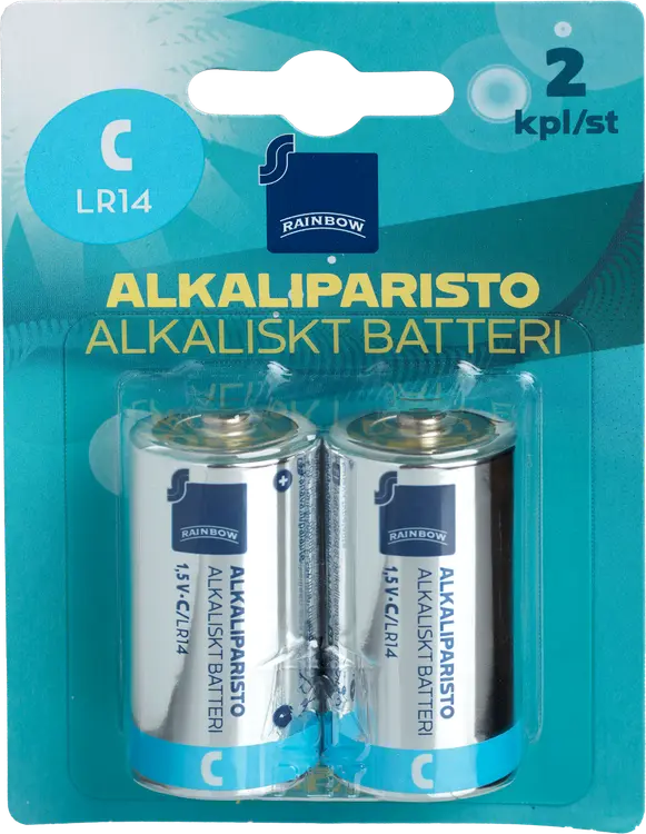 Rainbow alkaliparisto C/2 LR14 2 kpl