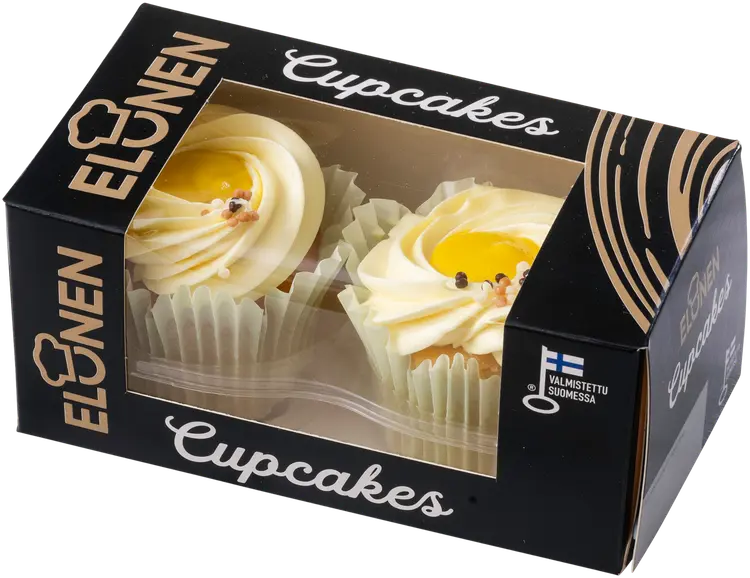Elonen Cupcakes Yuzu-Sitruuna 2kpl 130g