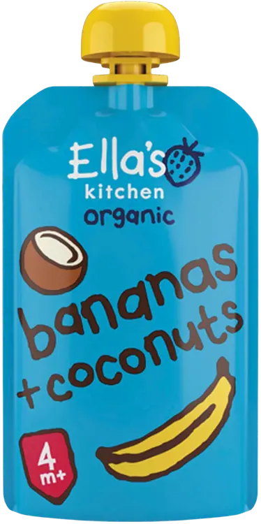 Ella's Kitchen Banaani-kookossose alkaen 4 kk LUOMU 120g