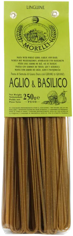 Morelli valkosipuli&basilika nauhapasta 250g