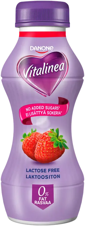 Danone Vitalinea juotava mansikkajogurtti 290g