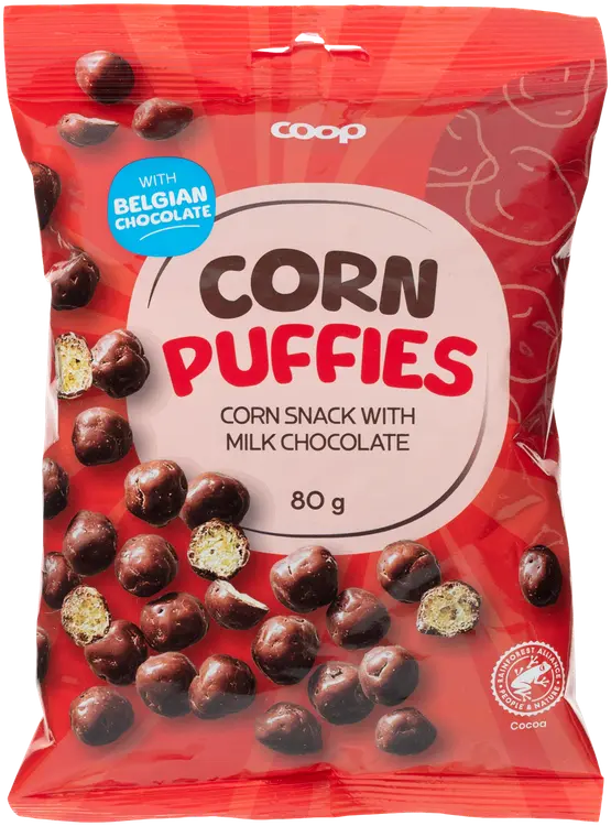 Coop Corn Puffies maissisnacks 80 g