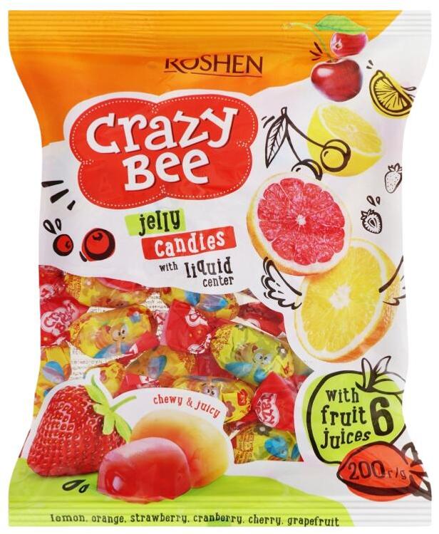MARMELAADIKOMMID CRAZY BEE 200G
