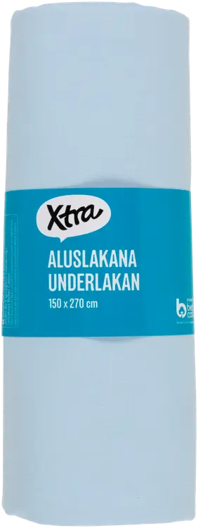 Xtra aluslakana Uni 150 x 270 cm vaaleansininen