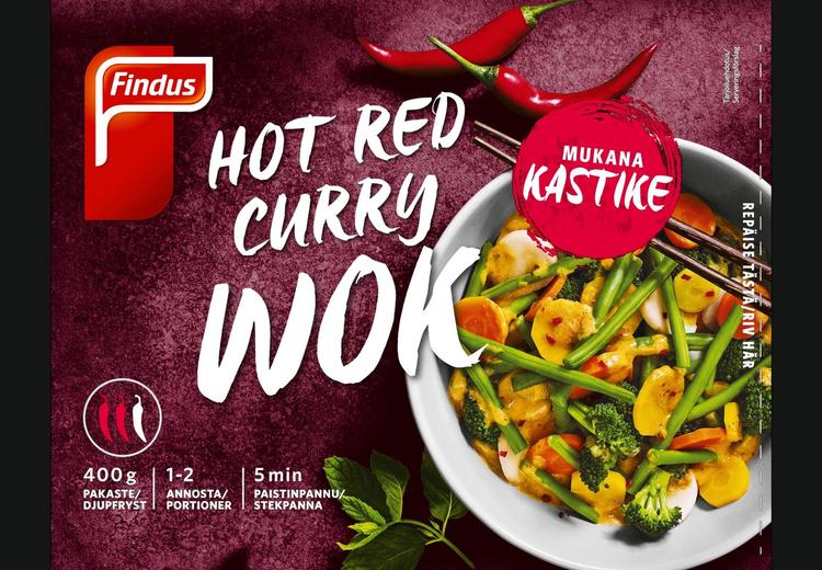 Findus Hot Red Curry 400g, pakaste