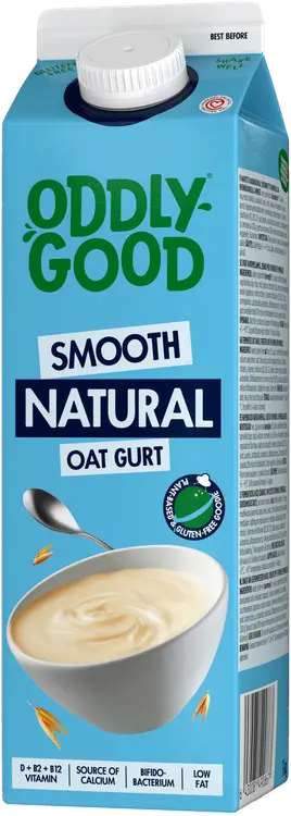Oddlygood® kaurapohjainen gurtti 1 kg natural gluteeniton