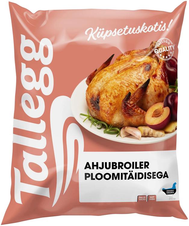 Ahjubroiler ploomitäidisega