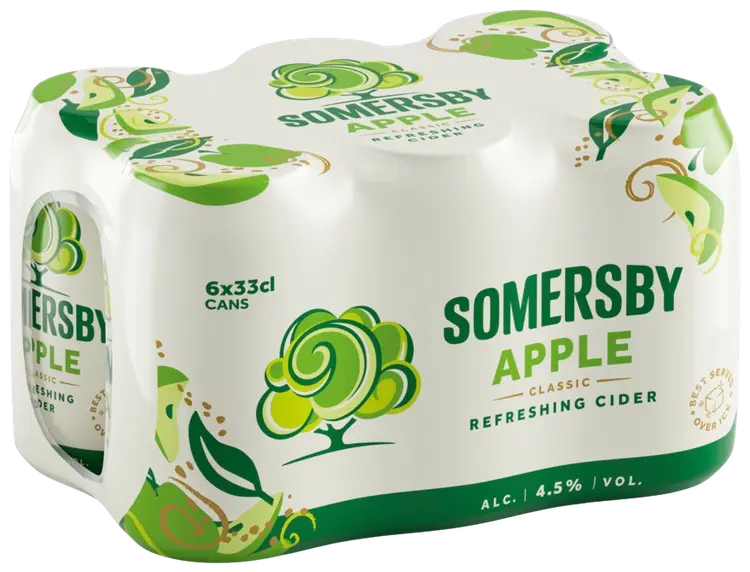 6-pack Somersby Apple omenasiideri 4,5 % tölkki 0,33 L