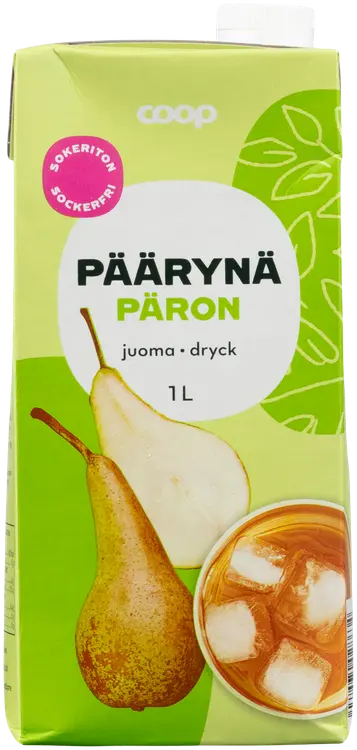 Coop sokeriton päärynäjuoma 1l