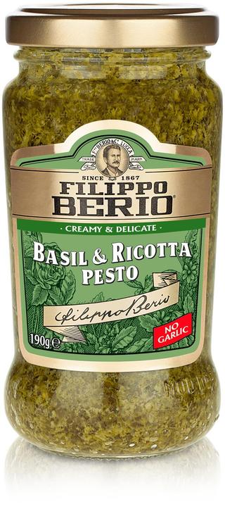 Filippo berio basiiliku ja ricotta juustuga pesto 190g