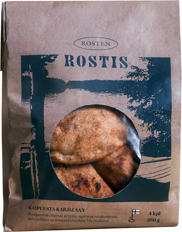 Rostis ruistaikina piirakka 4 kpl