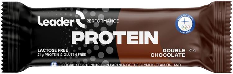Leader Performance Protein Double Chocolate tuplasuklaanmakuinen proteiinipatukka 61 g