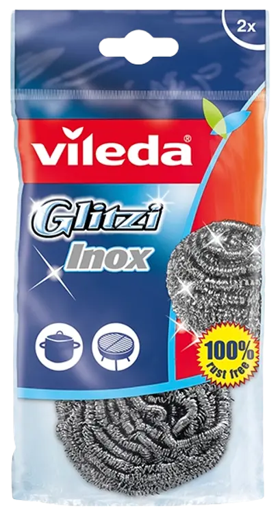 Vileda Glitzi Inox teräshankaussieni 2 kpl