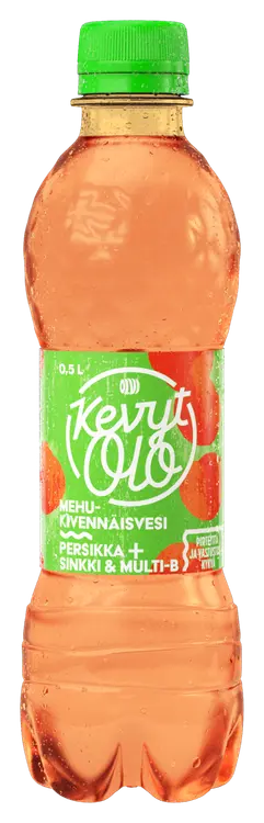 KevytOlo Persikka + sinkki & multi B mehukivennäisvesi  0,5 l kmp