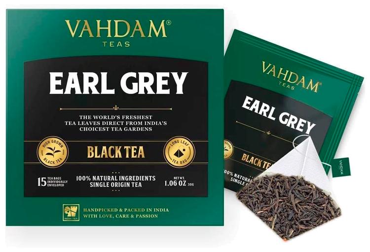 VAHDAM INDIA Must tee Earl Grey tsitruselise bergamotiga 30g