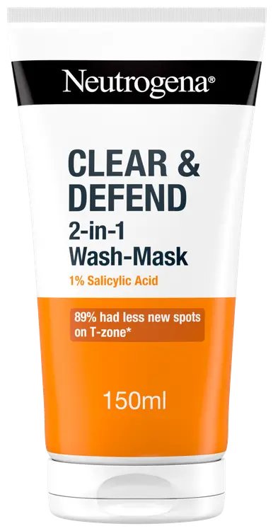 Neutrogena Clear&Defend Wash-Mask puhdistusnaamio 150 ml