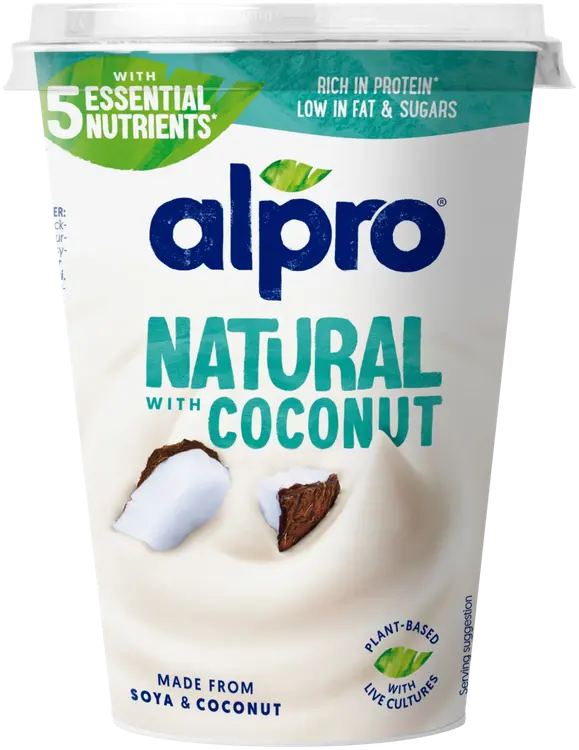 Alpro Hapatettu soijavalmiste, kookos 400g