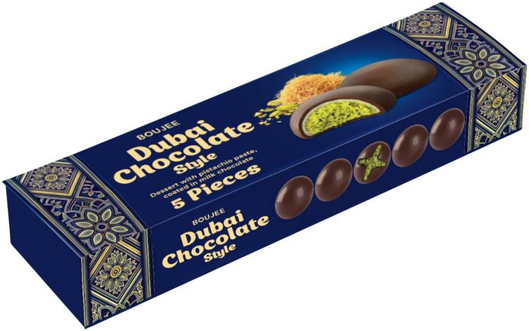 BOUJEE DUBAI ŠOKOLAADIMAIUSTUS 5 x 40 G
