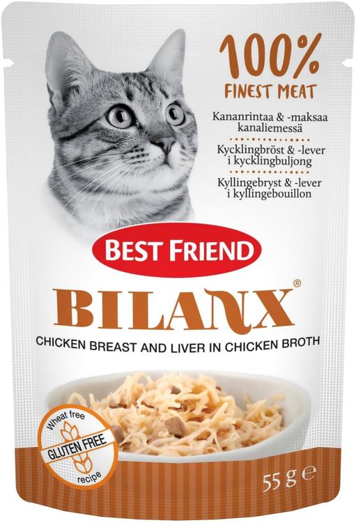 Best Friend Bilanx Kananrintaa ja maksaa 55g