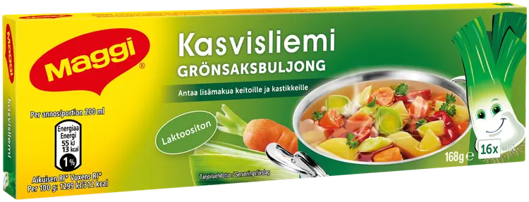 Maggi Kasvisliemi liemikuutio 16 kpl/168g