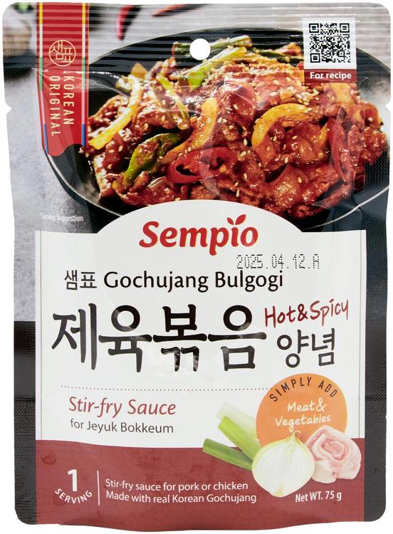 Sempio korealainen Gochujang Bulgogi kastike 75 g