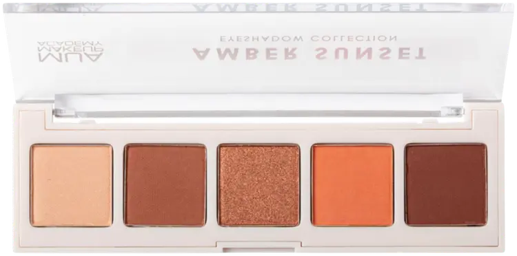 MUA Make Up Academy Eyeshadow Palette 5 shades 3,2 g  Amber Sunset luomiväripaletti