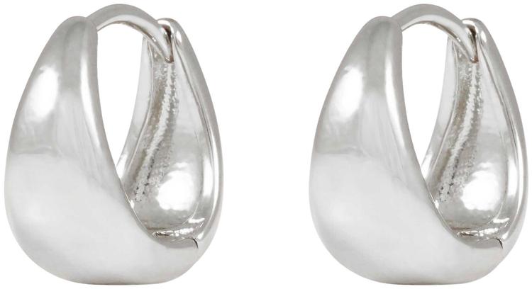 Snö of Sweden Honey pisara sormuskorvakoru 12 mm sileä hopea