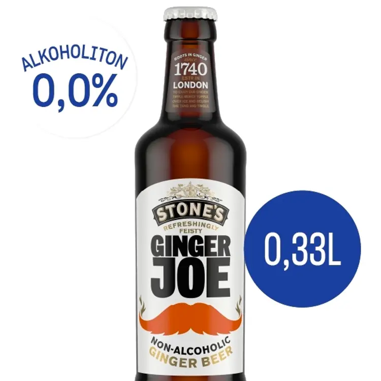 Ginger Joe 0% 33cl alkoholiton juomasekoitus