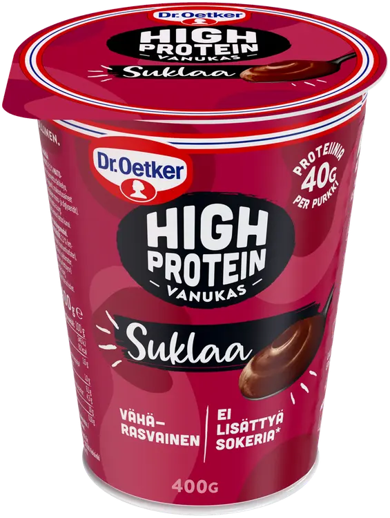 Dr. Oetker High Protein vanukas suklaa 400 g