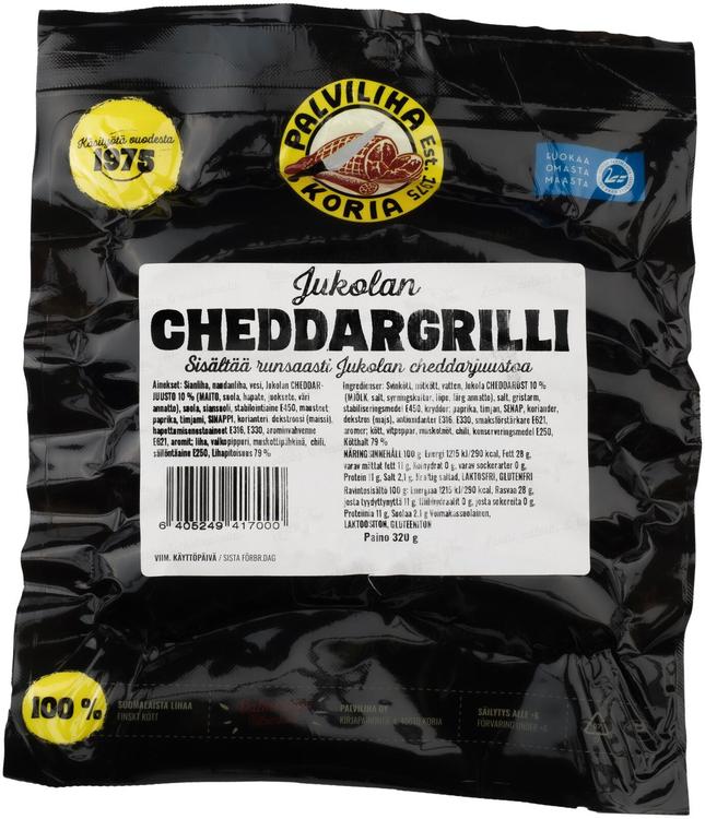 Palviliha Cheddargrilli 320 g